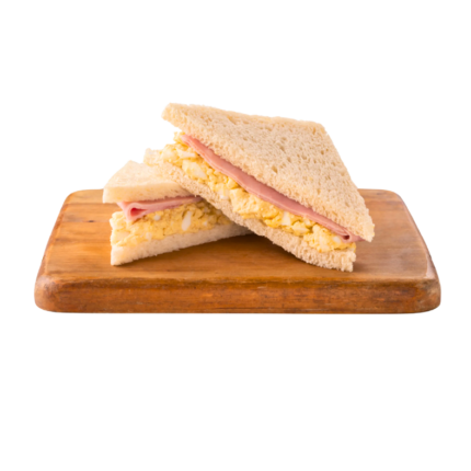 Sándwich Miga Jamón Huevo