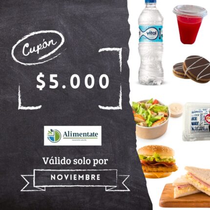Cupón de $5.000 para el Kiosko